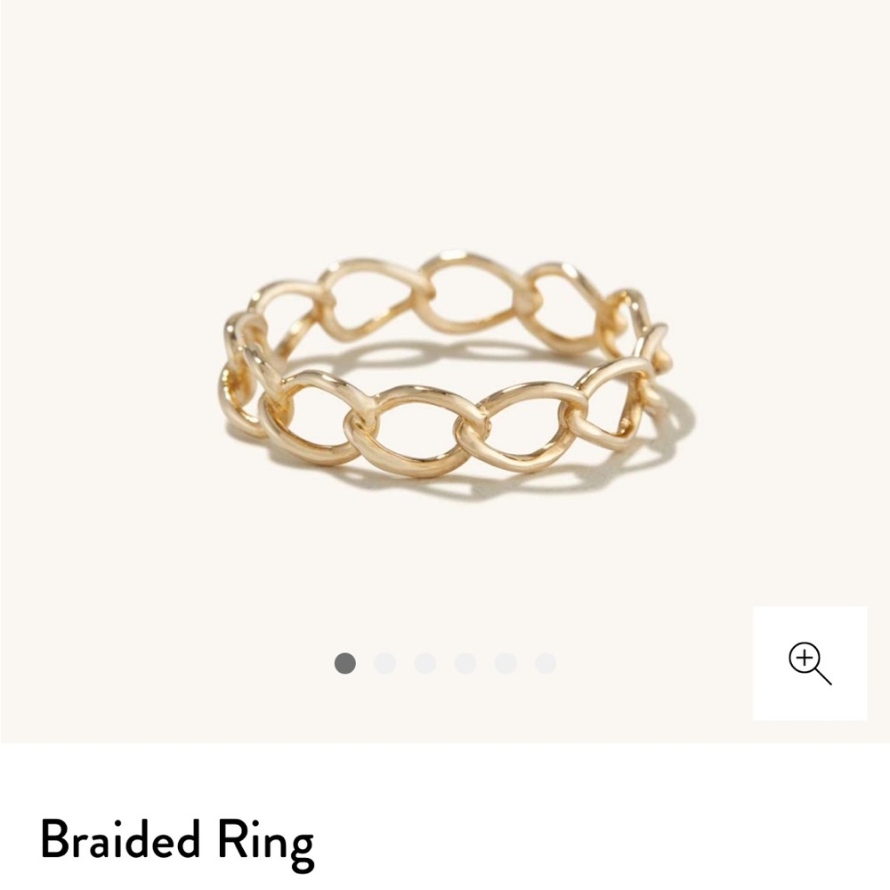 Mejuri | Braided Ring Size 7